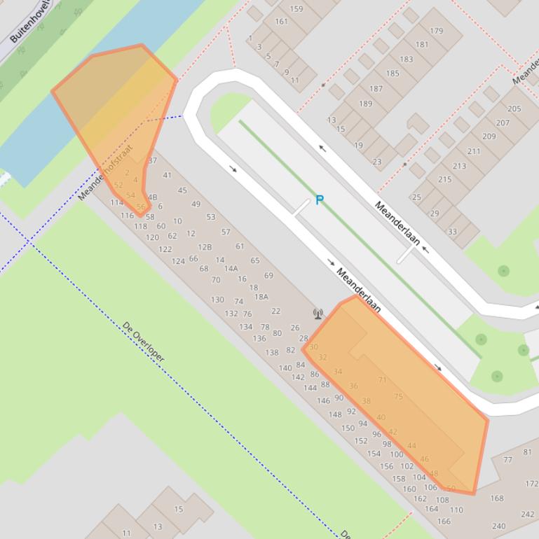 Kaart van postcodegebied 4337TC.