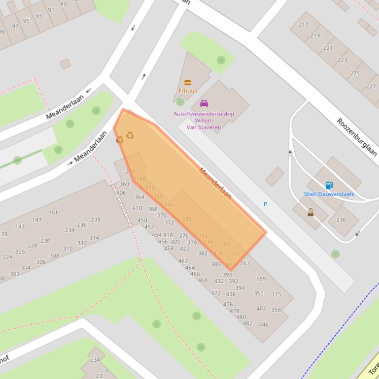 Kaart van postcodegebied 4337TR.