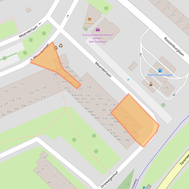 Kaart van postcodegebied 4337TS.