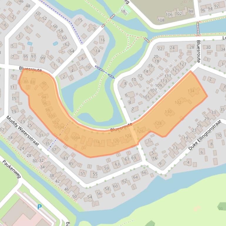 Kaart van postcodegebied 4337WD.