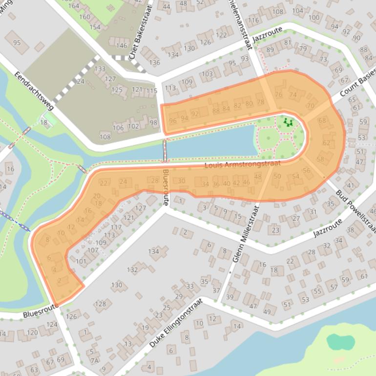 Kaart van postcodegebied 4337XA.