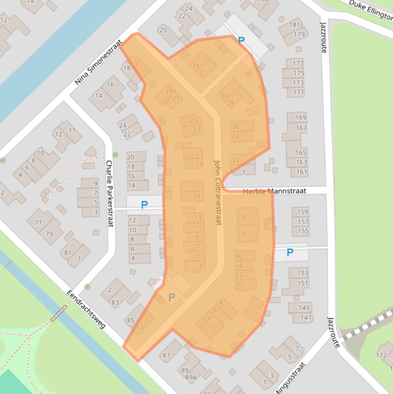 Kaart van postcodegebied 4337XW.