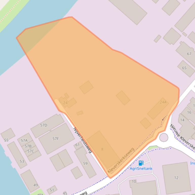 Kaart van postcodegebied 4338PC.