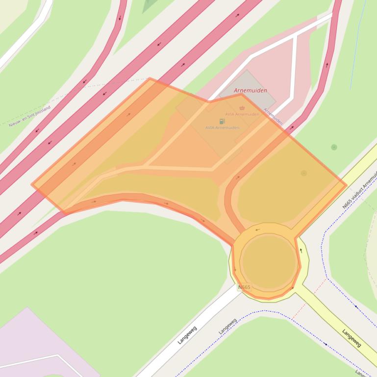 Kaart van postcodegebied 4339NC.