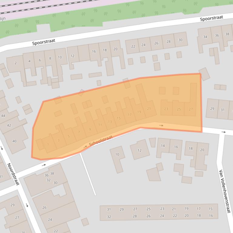 Kaart van postcodegebied 4341AG.
