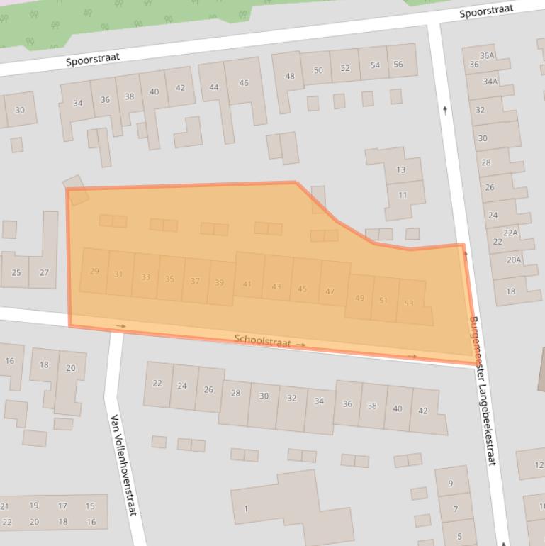 Kaart van postcodegebied 4341AH.