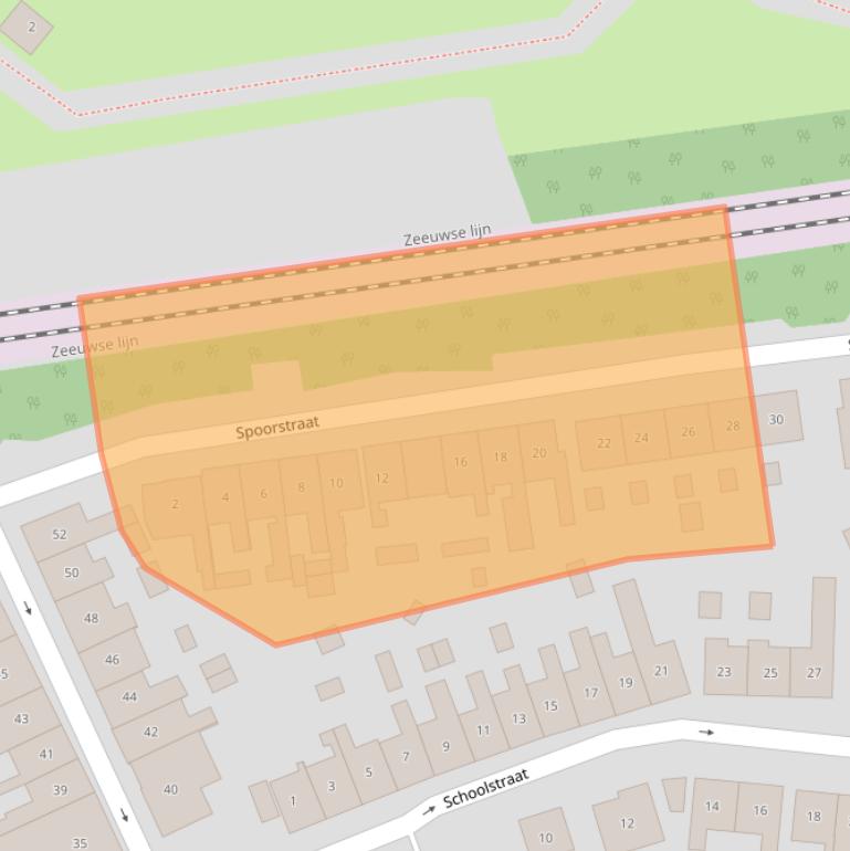 Kaart van postcodegebied 4341AN.