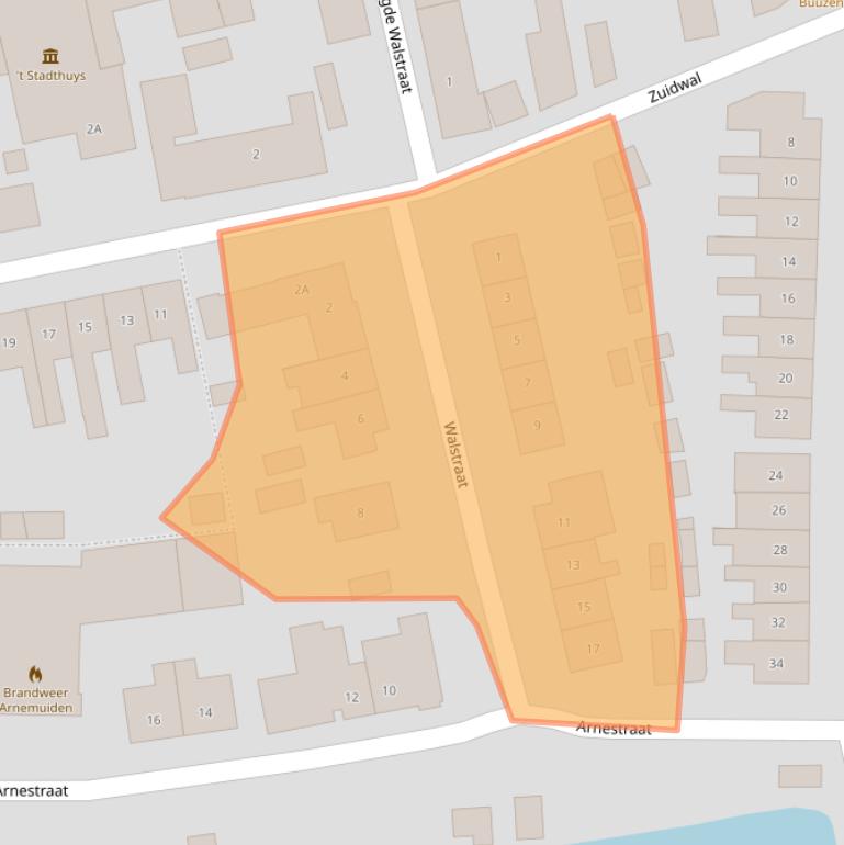 Kaart van postcodegebied 4341CK.