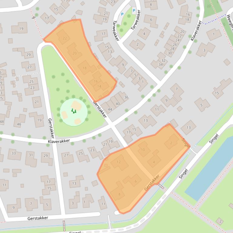 Kaart van postcodegebied 4341ME.