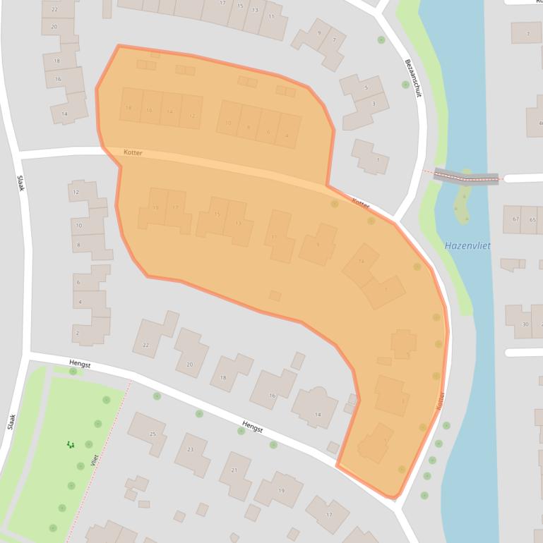 Kaart van postcodegebied 4341MX.