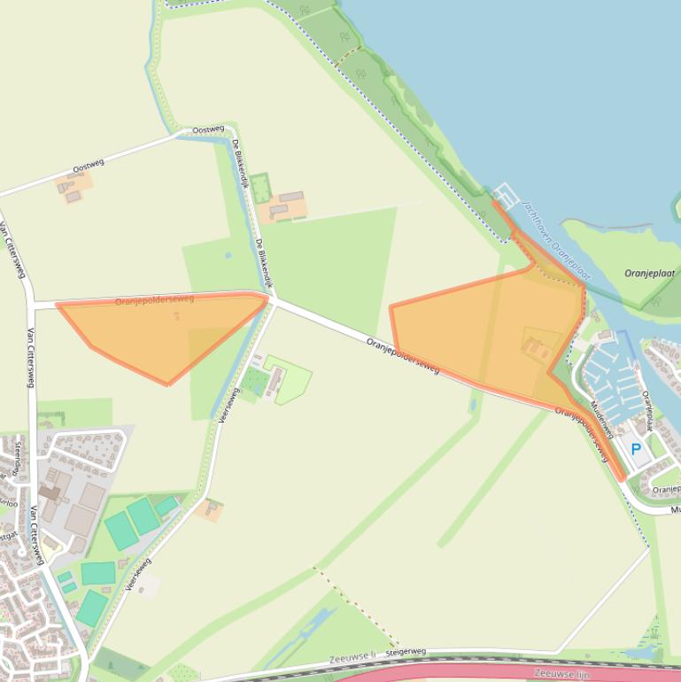 Kaart van postcodegebied 4341PR.