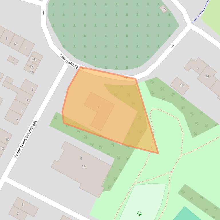 Kaart van postcodegebied 4351NM.