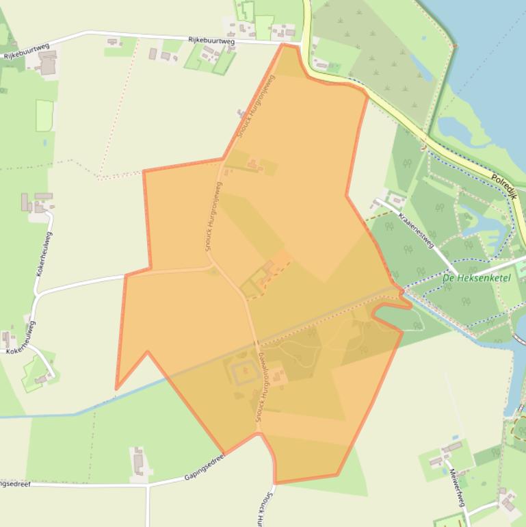 Kaart van postcodegebied 4352SG.