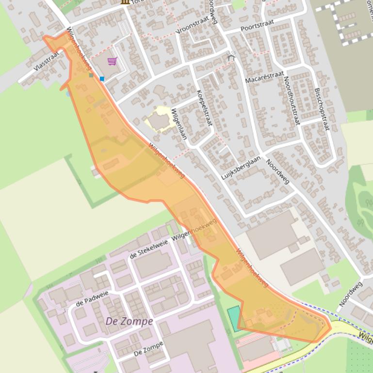 Kaart van postcodegebied 4353EB.