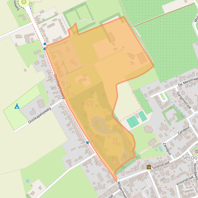 Kaart van postcodegebied 4353EH.