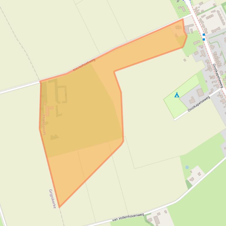 Kaart van postcodegebied 4353RK.