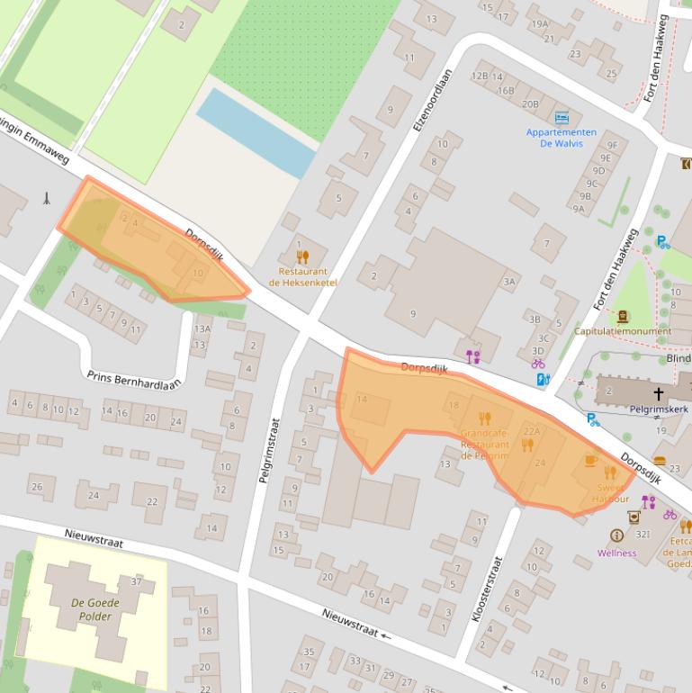 Kaart van postcodegebied 4354AC.