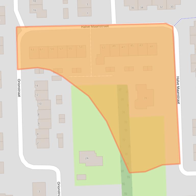 Kaart van postcodegebied 4356BN.
