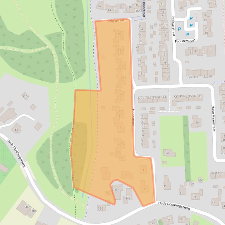 Kaart van postcodegebied 4356BS.