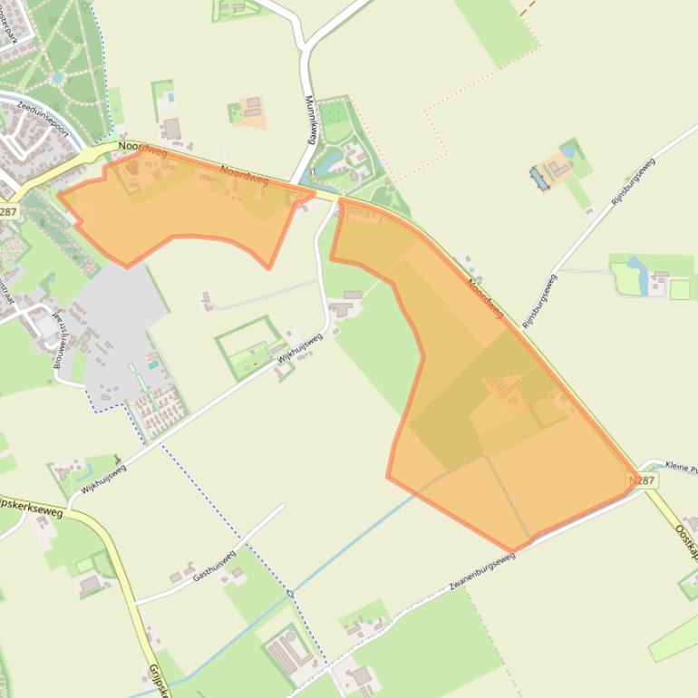 Kaart van postcodegebied 4356ED.