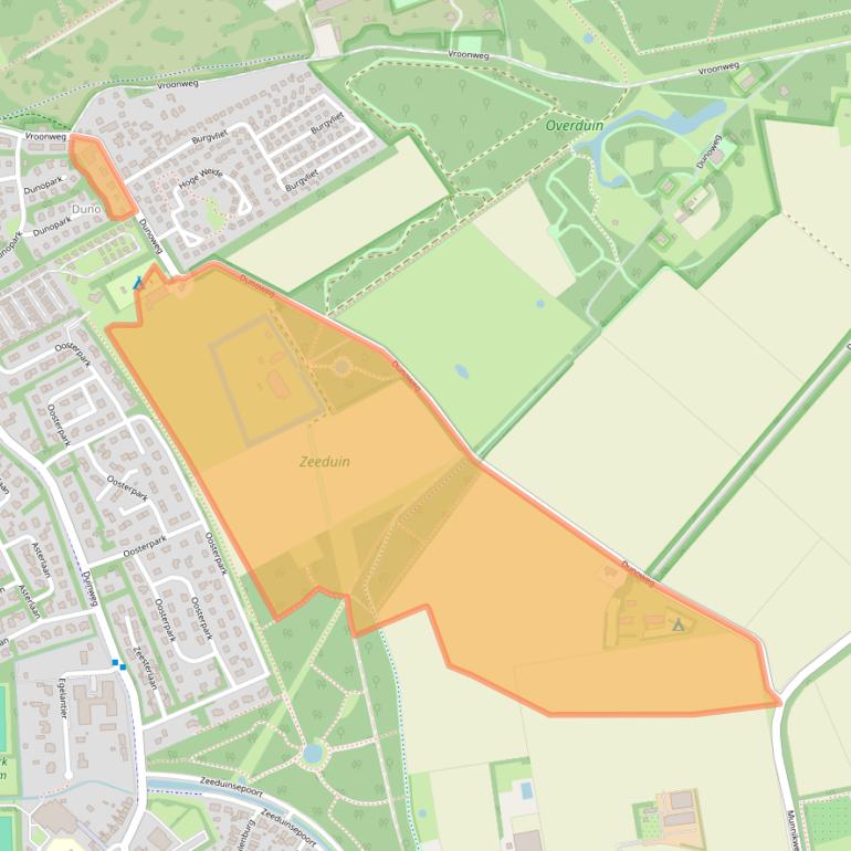 Kaart van postcodegebied 4356EJ.