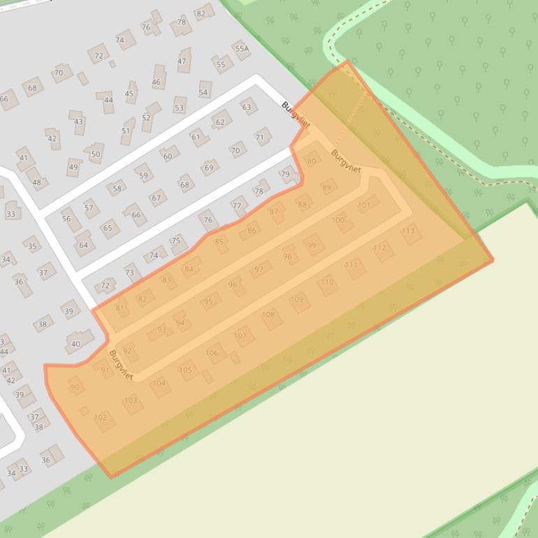 Kaart van postcodegebied 4356ER.