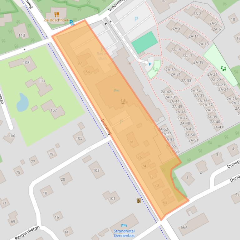 Kaart van postcodegebied 4356GD.