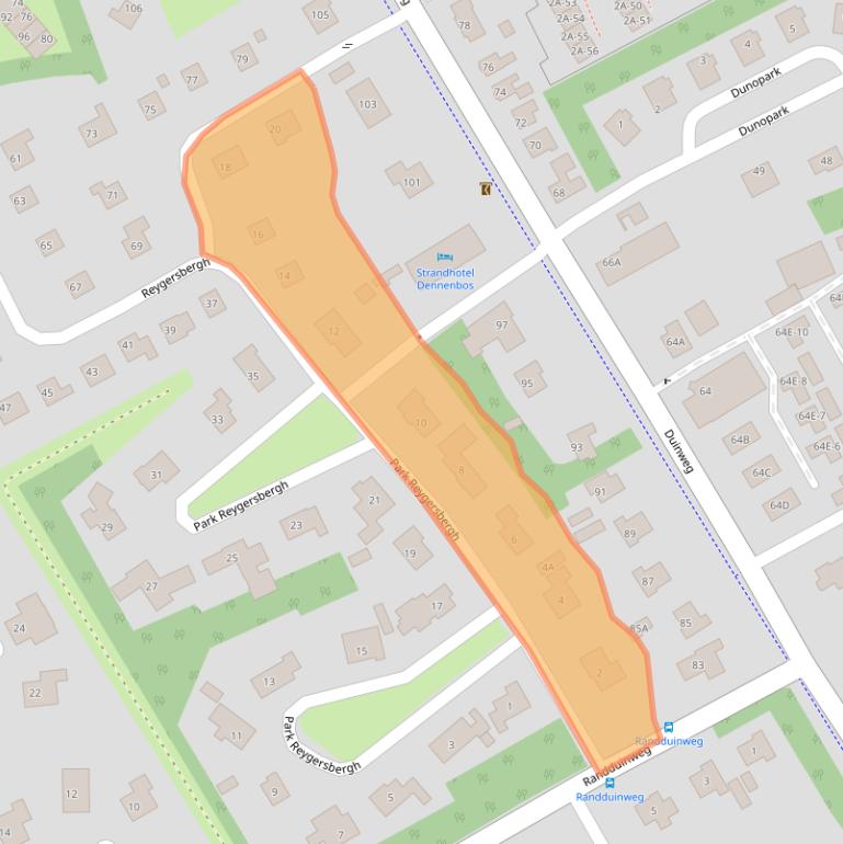 Kaart van postcodegebied 4356HB.