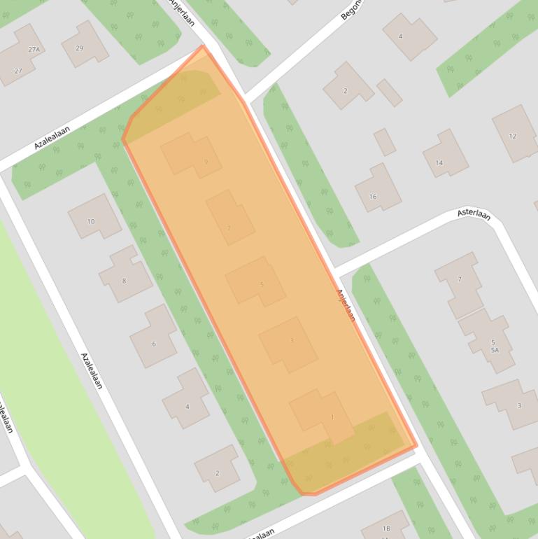 Kaart van postcodegebied 4356JC.