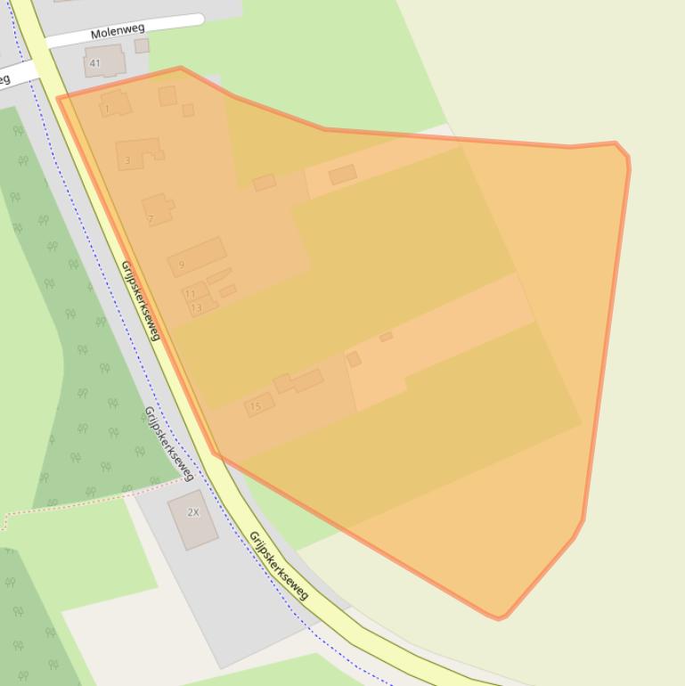 Kaart van postcodegebied 4356RD.