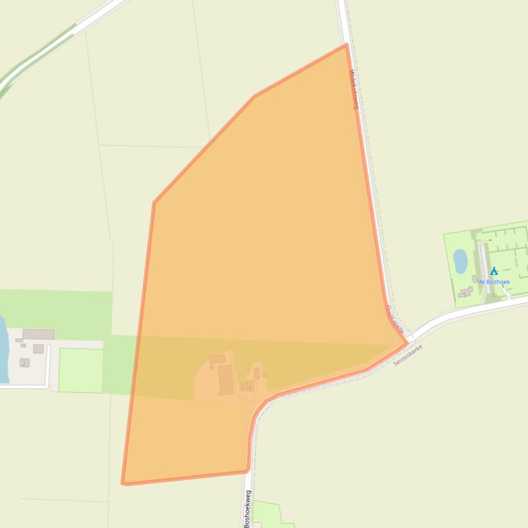 Kaart van postcodegebied 4356SB.