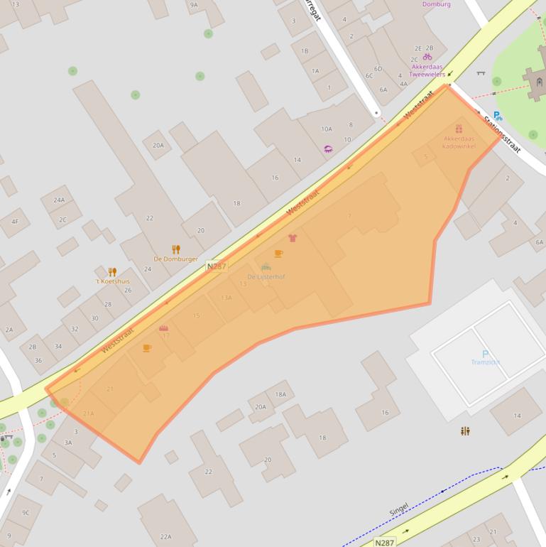 Kaart van postcodegebied 4357BL.