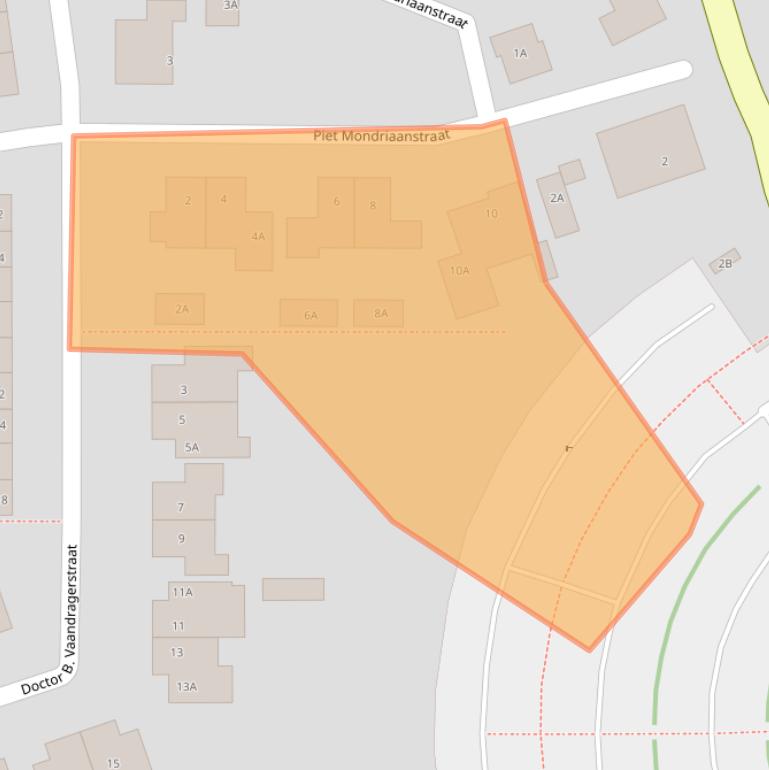 Kaart van postcodegebied 4357CL.