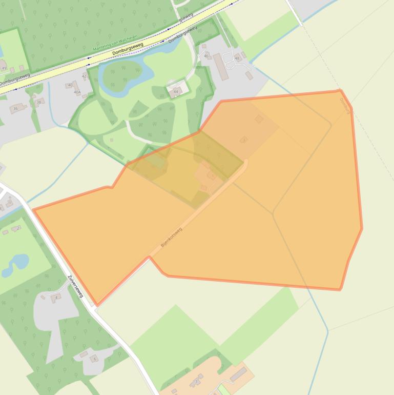 Kaart van postcodegebied 4357NN.