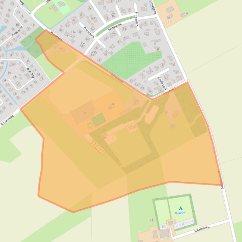 Kaart van postcodegebied 4357RB.