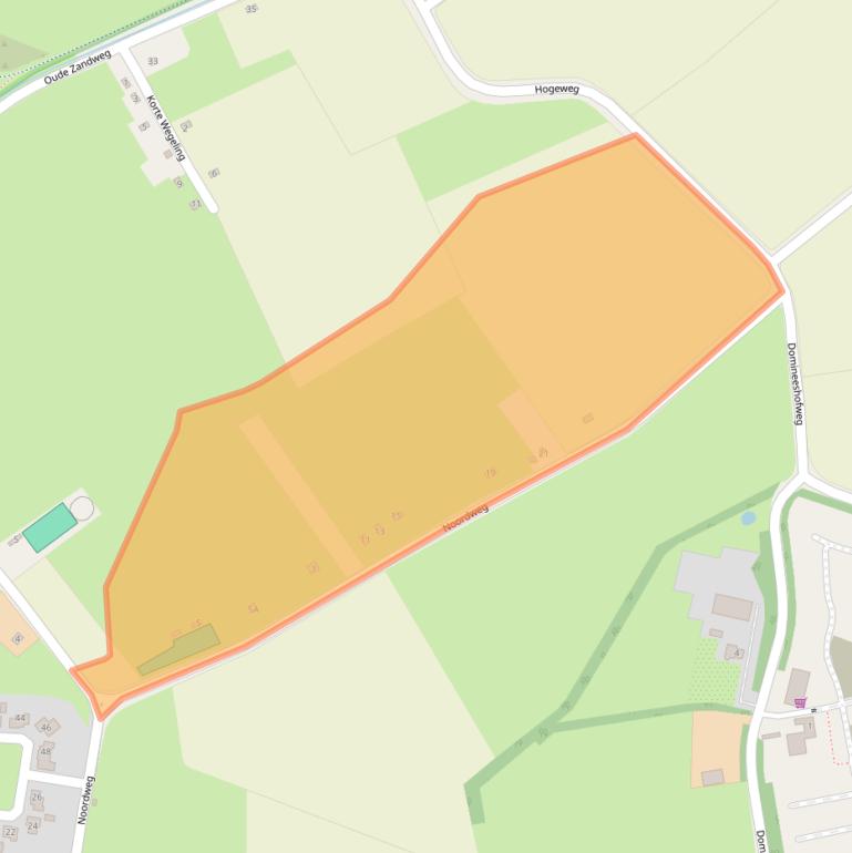 Kaart van postcodegebied 4361JN.