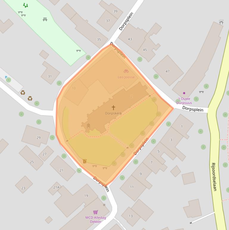 Kaart van postcodegebied 4363AC.