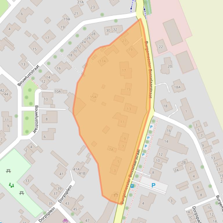 Kaart van postcodegebied 4363AV.