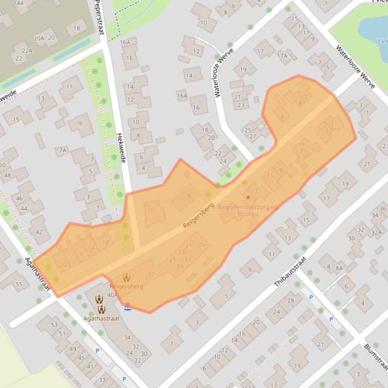 Kaart van postcodegebied 4363BN.