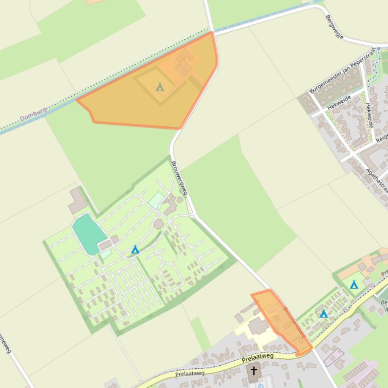 Kaart van postcodegebied 4363NK.