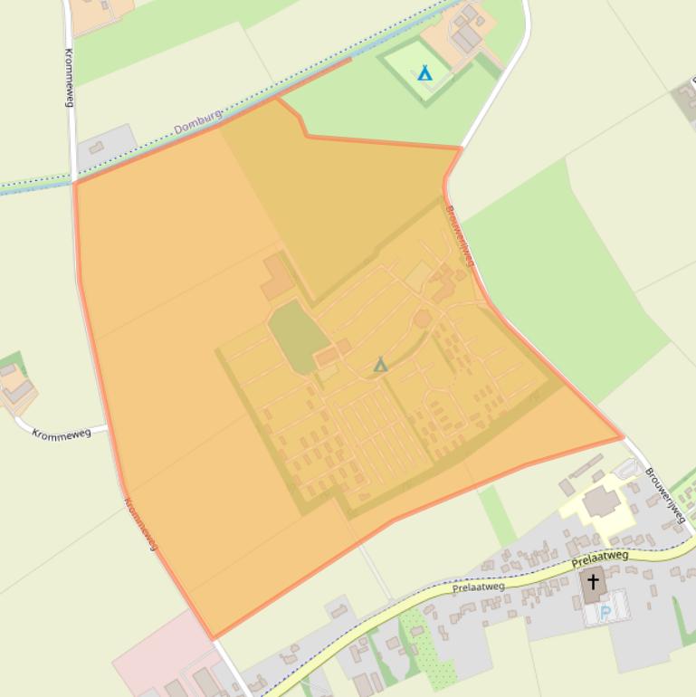 Kaart van postcodegebied 4363NL.