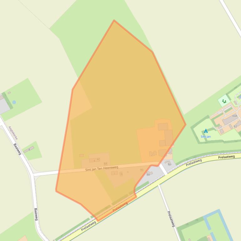 Kaart van postcodegebied 4363NM.