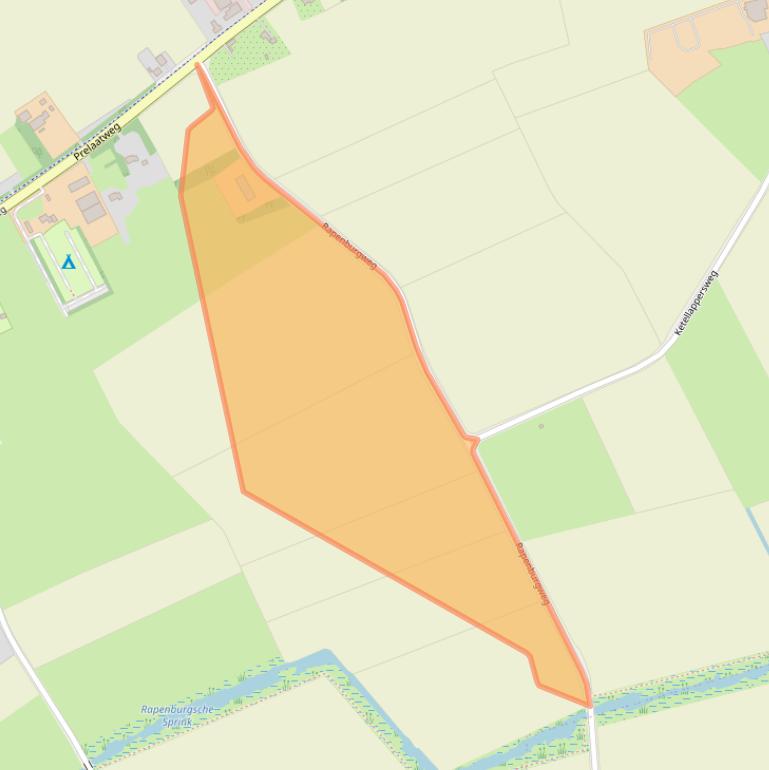 Kaart van postcodegebied 4363NR.