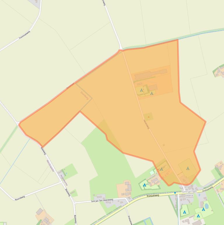 Kaart van postcodegebied 4363NS.