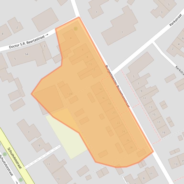 Kaart van postcodegebied 4364AG.