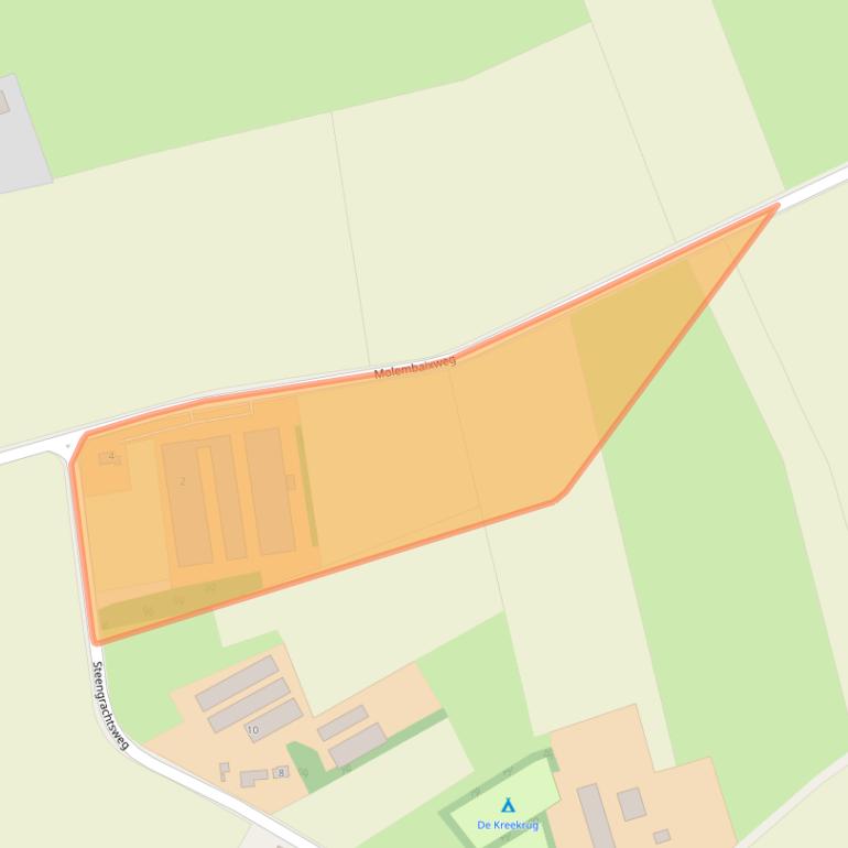 Kaart van postcodegebied 4364RC.