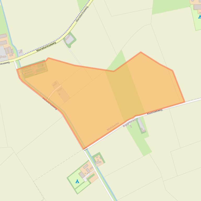 Kaart van postcodegebied 4365NE.