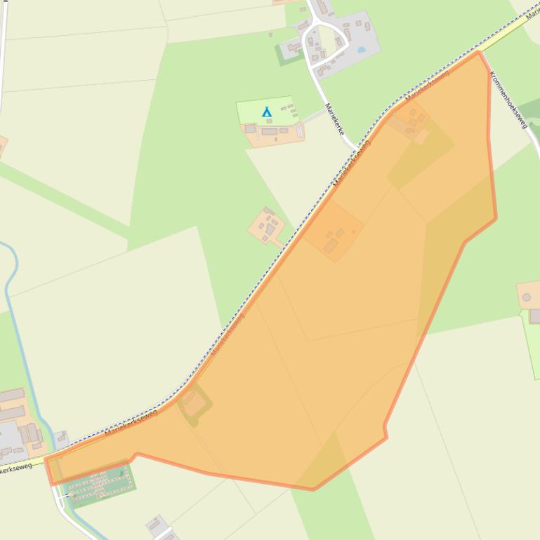 Kaart van postcodegebied 4365NH.