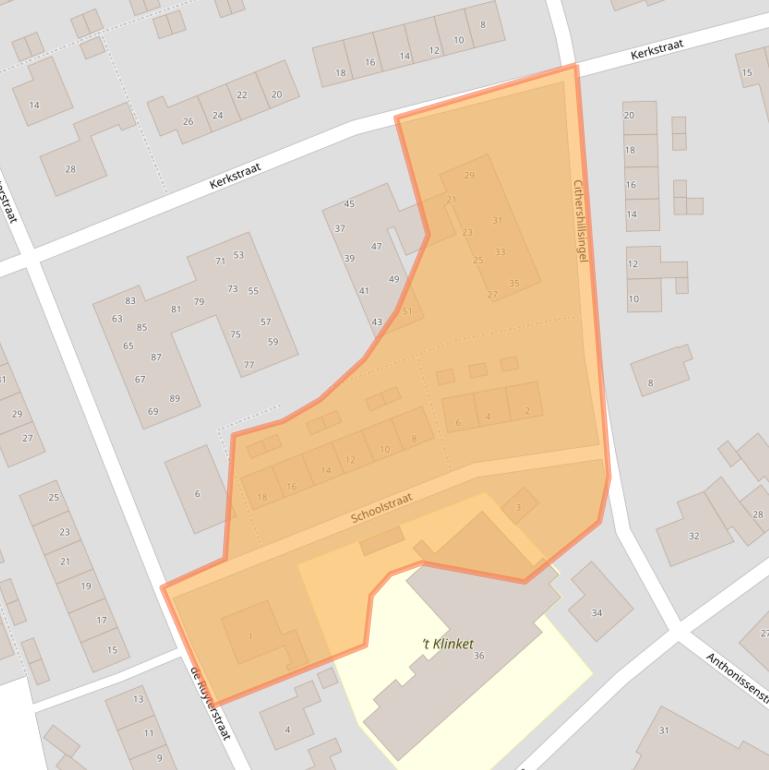 Kaart van postcodegebied 4371AV.