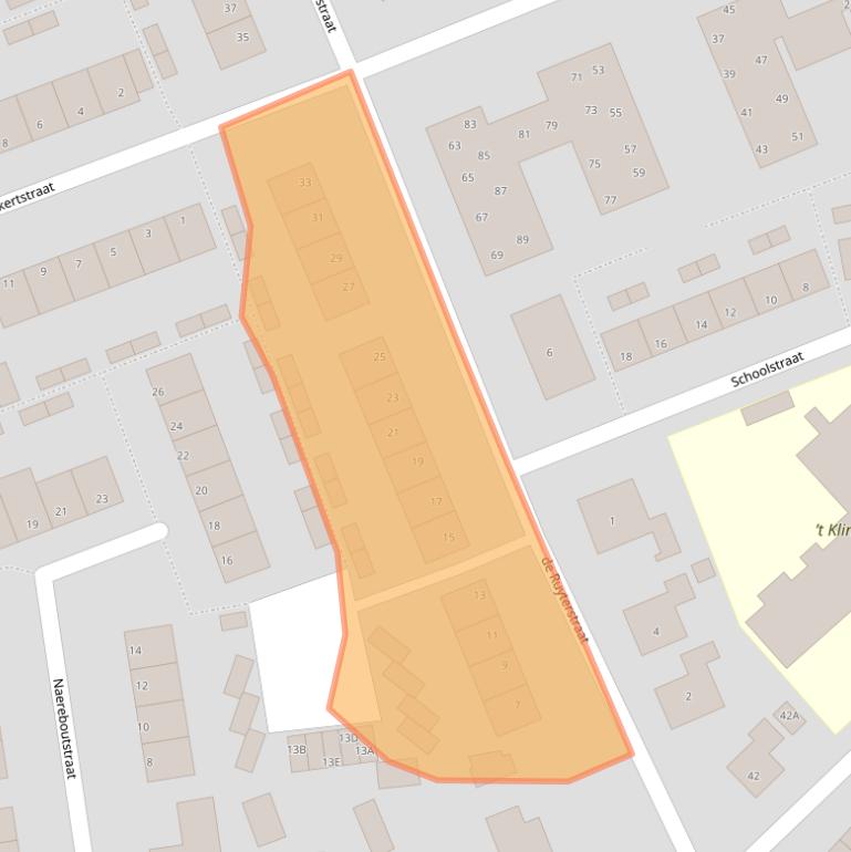 Kaart van postcodegebied 4371BA.